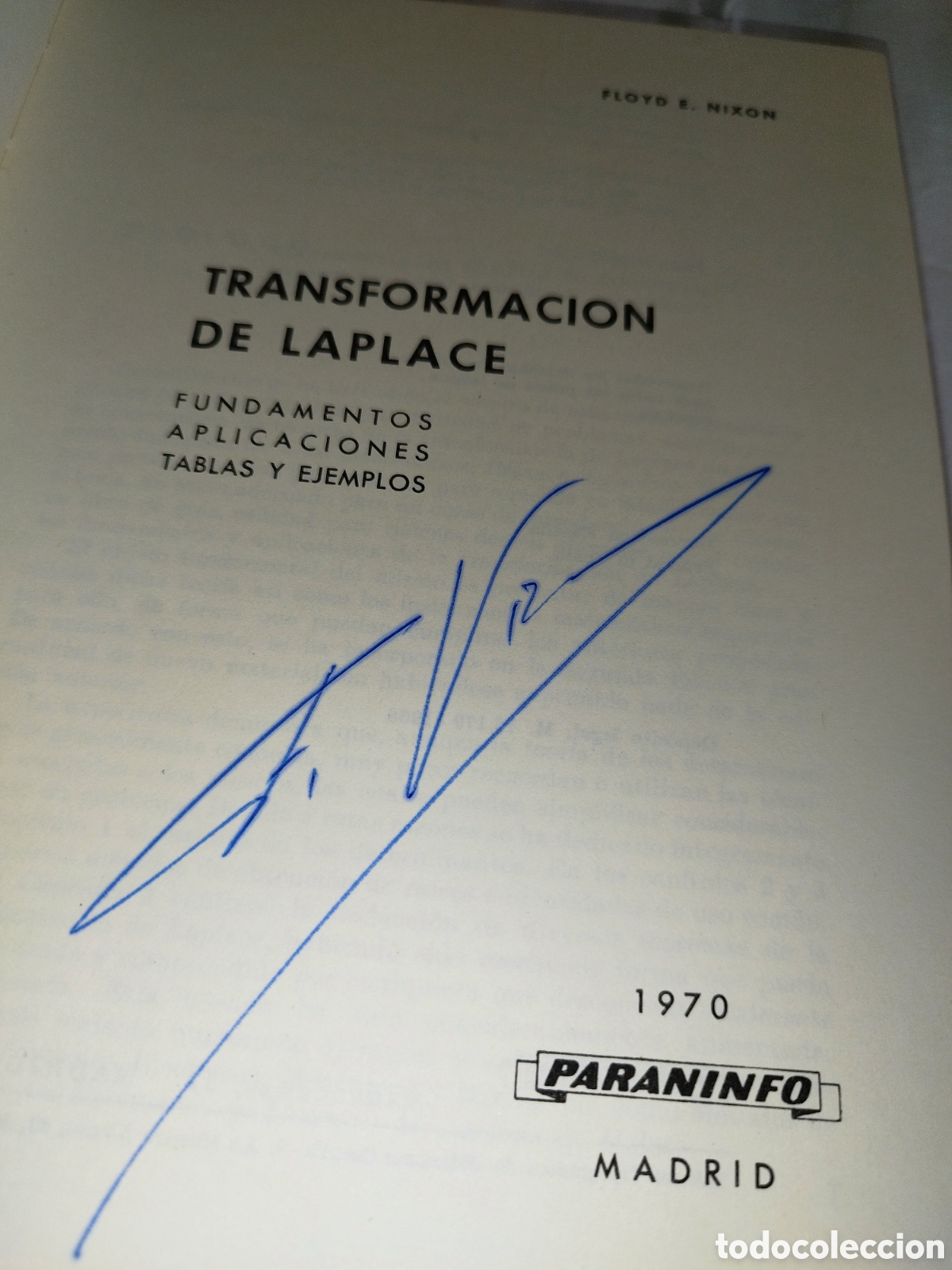 Libros de segunda mano de ciencias: TRANSFORMACION DE LAPLACE.- FLOYD E. NIXON. ED. PARANINFO, 1970 PRIMERA EDICION. - Foto 3