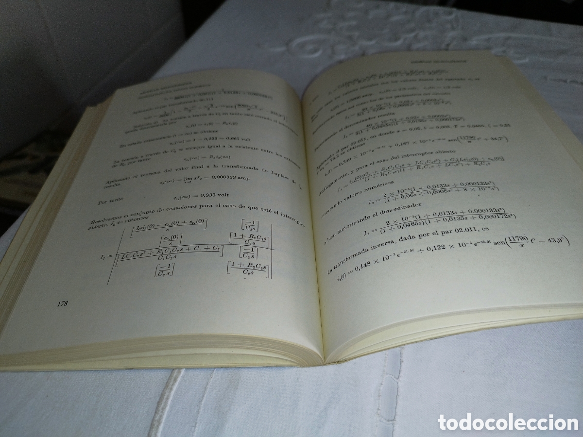 Libros de segunda mano de ciencias: TRANSFORMACION DE LAPLACE.- FLOYD E. NIXON. ED. PARANINFO, 1970 PRIMERA EDICION. - Foto 8