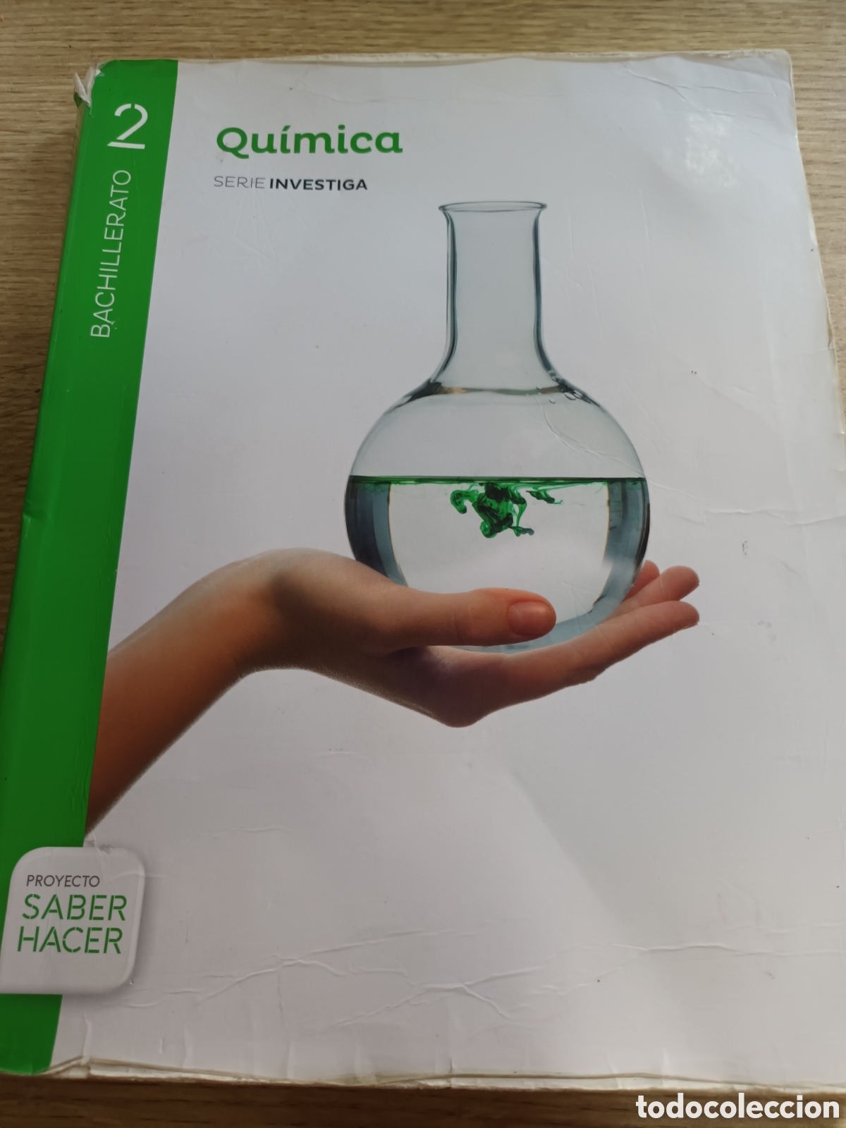 Libros de segunda mano de Ciencias: LIBRO DE QU&Iacute;MICA 2&deg; DE BACHILLERATO EDITORIAL SANTILLANA