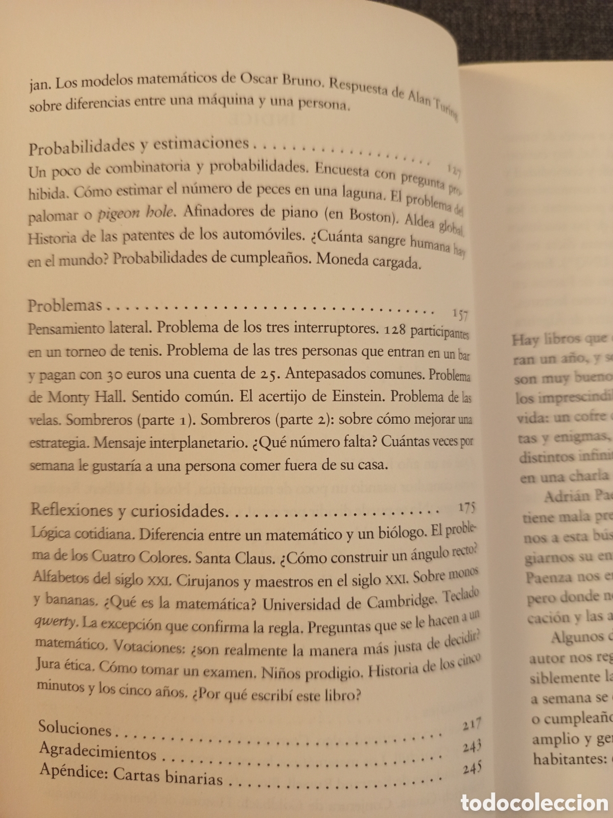 Libros de segunda mano de ciencias: MATEMATICA, &iquest;ESTAS AHI? (ADRIAN PAENZA) - Foto 4