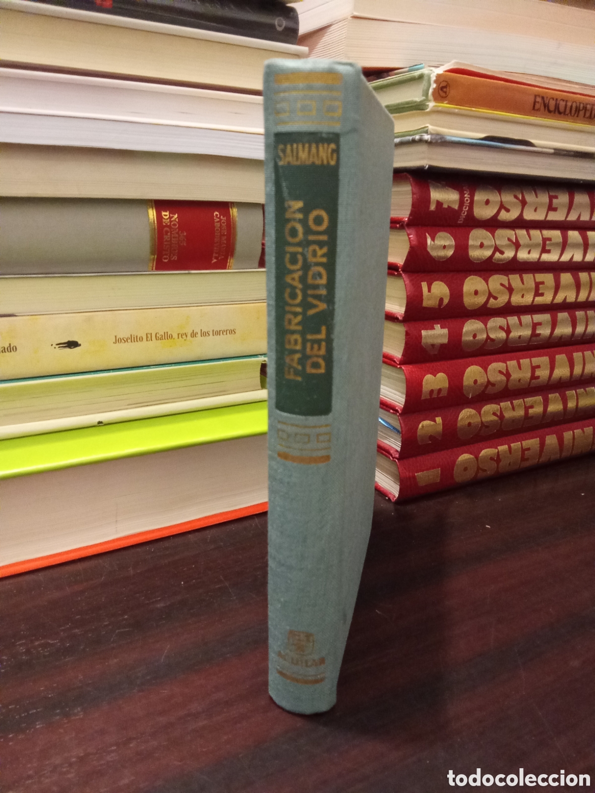 Libros de segunda mano de Ciencias: FUNDAMENTOS F&Iacute;SICO - QUMICOS DE LA FABRICACI&Oacute;N DEL VIDRIO - &Aacute;GUILAR 1962