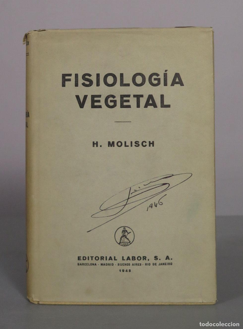 Libros de segunda mano: Fisiolog&iacute;a Vegetal - Hans Molisch - Editorial Labor