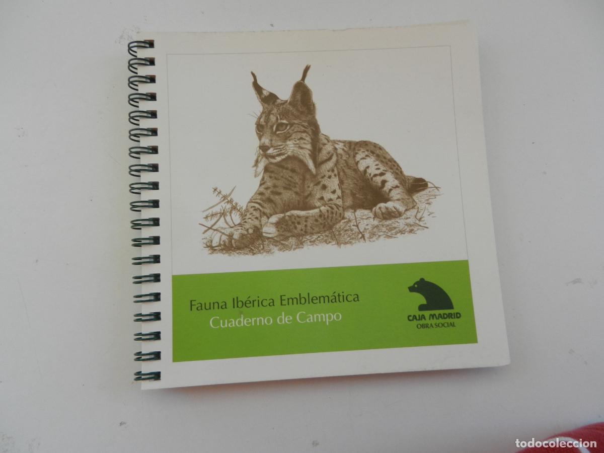 Libros de segunda mano: FAUNA IB&Eacute;RICA EMBLEM&Aacute;TICA - CUADERNO DE CAMPO - CAJA MADRID 2008.