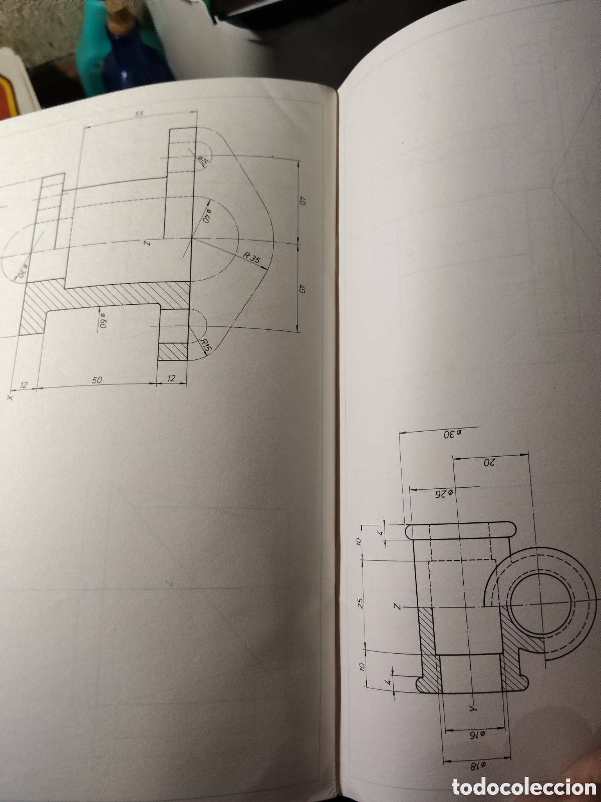 Libros de segunda mano de ciencias: Practicas de Dibujo T&eacute;cnico. N&deg;4 . PERSPECTIVA. - Foto 4