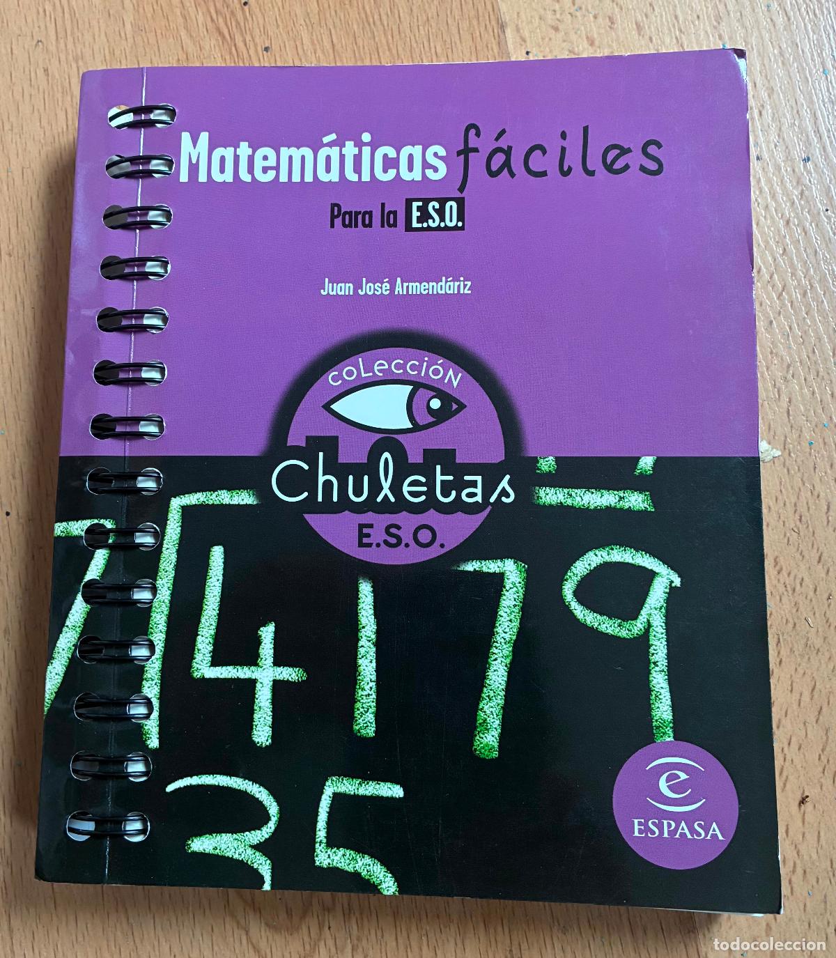 Libros de segunda mano de Ciencias: MATEMATICAS FACILES PARA LA ESO, Juan Jose Armendariz