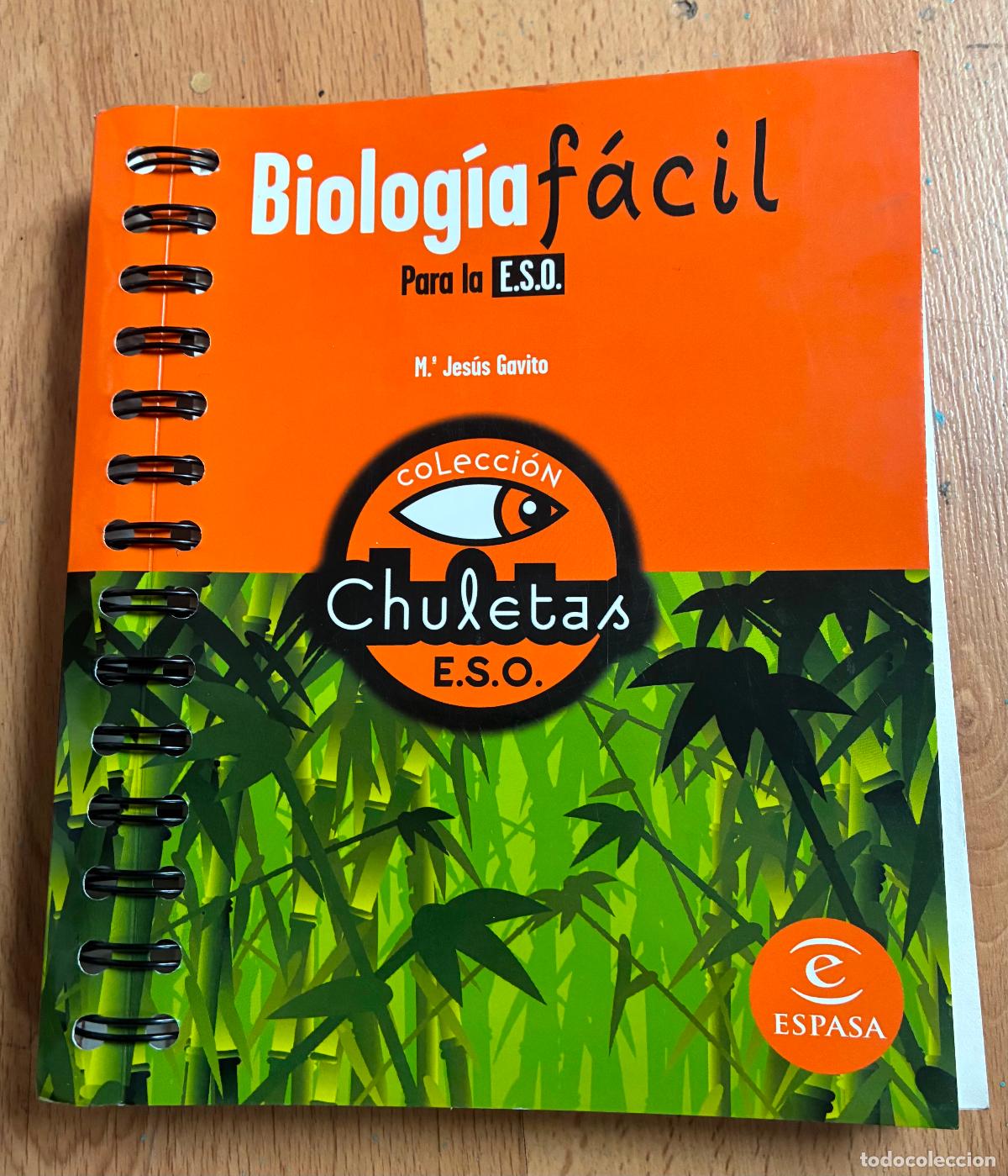 Libros de segunda mano: BIOLOGIA FACIL, PARA LA ESO, Coleccion Chuletas ESO, Maria Jesus Gavito