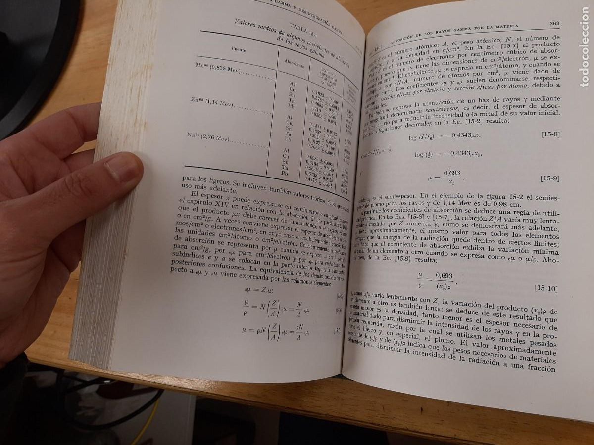 Libros de segunda mano de ciencias: F&iacute;sica Nuclear - Irving Kaplan - Editorial Aguilar, 1962 - Foto 14