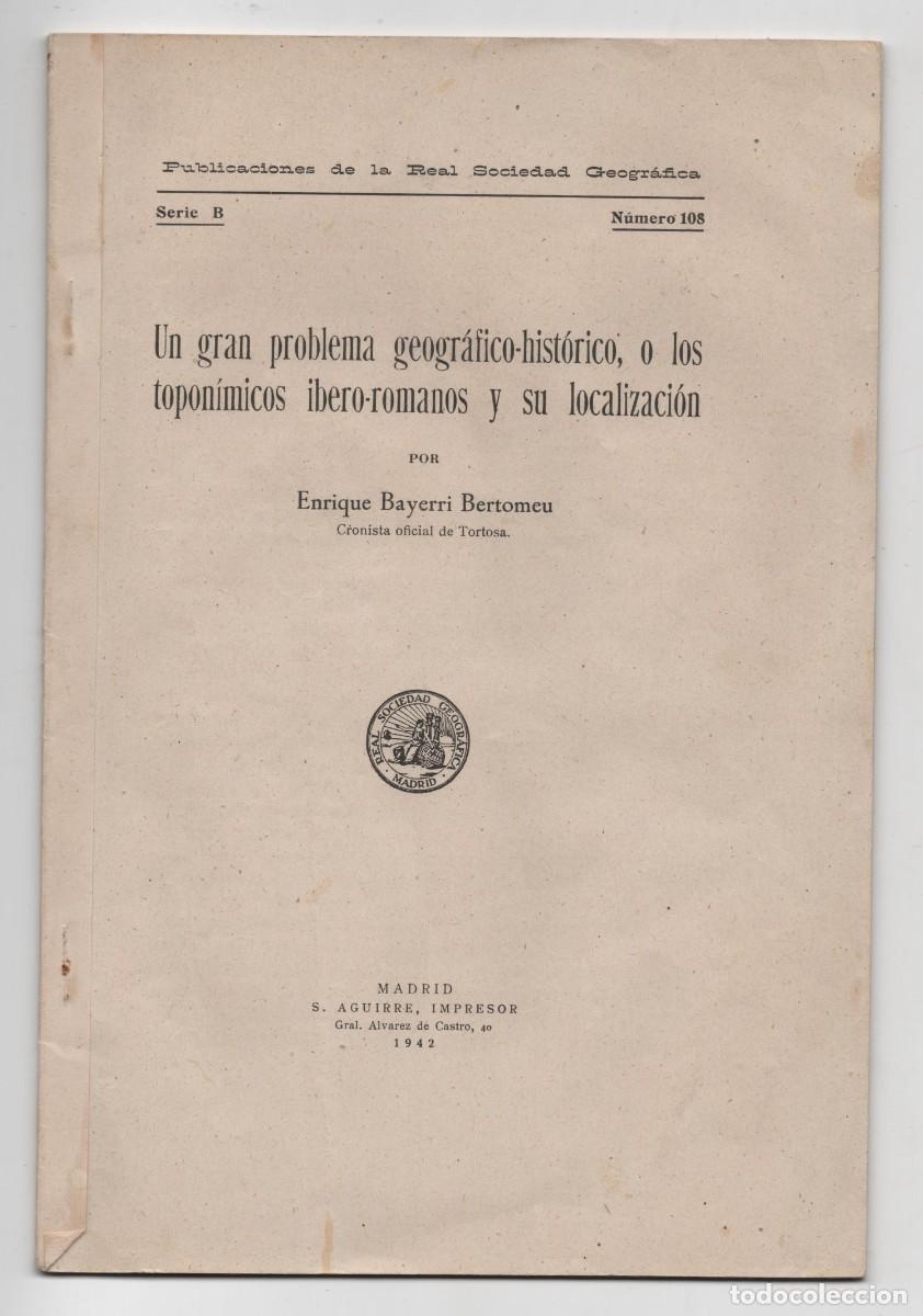 Libros de segunda mano de Ciencias: PADRE LUIS RODES S.J. AGREGADO DEL OBSERVATORIO DEL EBRO ROQUETES LOS ESTADOS UNIDOS METEREOLOGIA