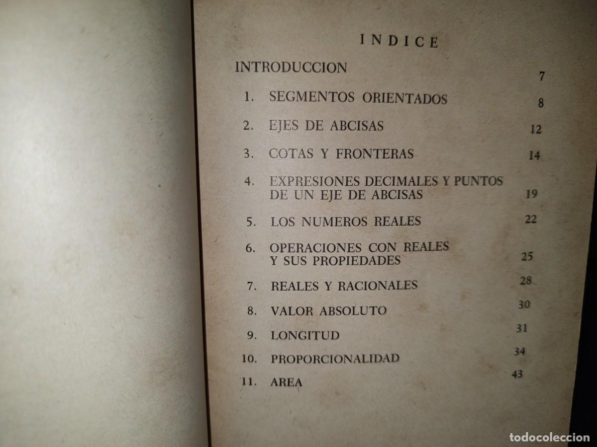 Libros de segunda mano de ciencias: 218- Los N&uacute;meros Reales - Francisco Tomaz - 1A. Ed. 1973 - Foto 6