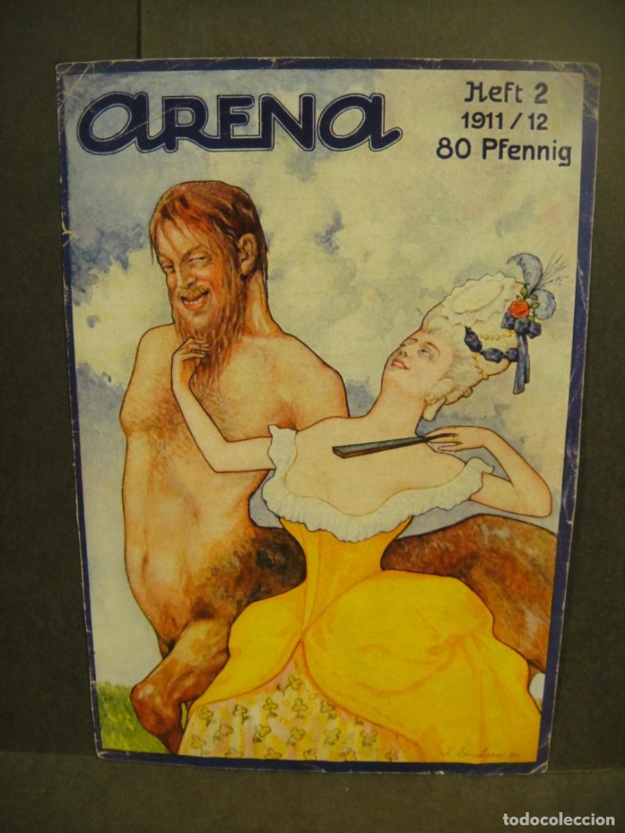 Libros de segunda mano: portada de la revista arena - diciembre de 1911