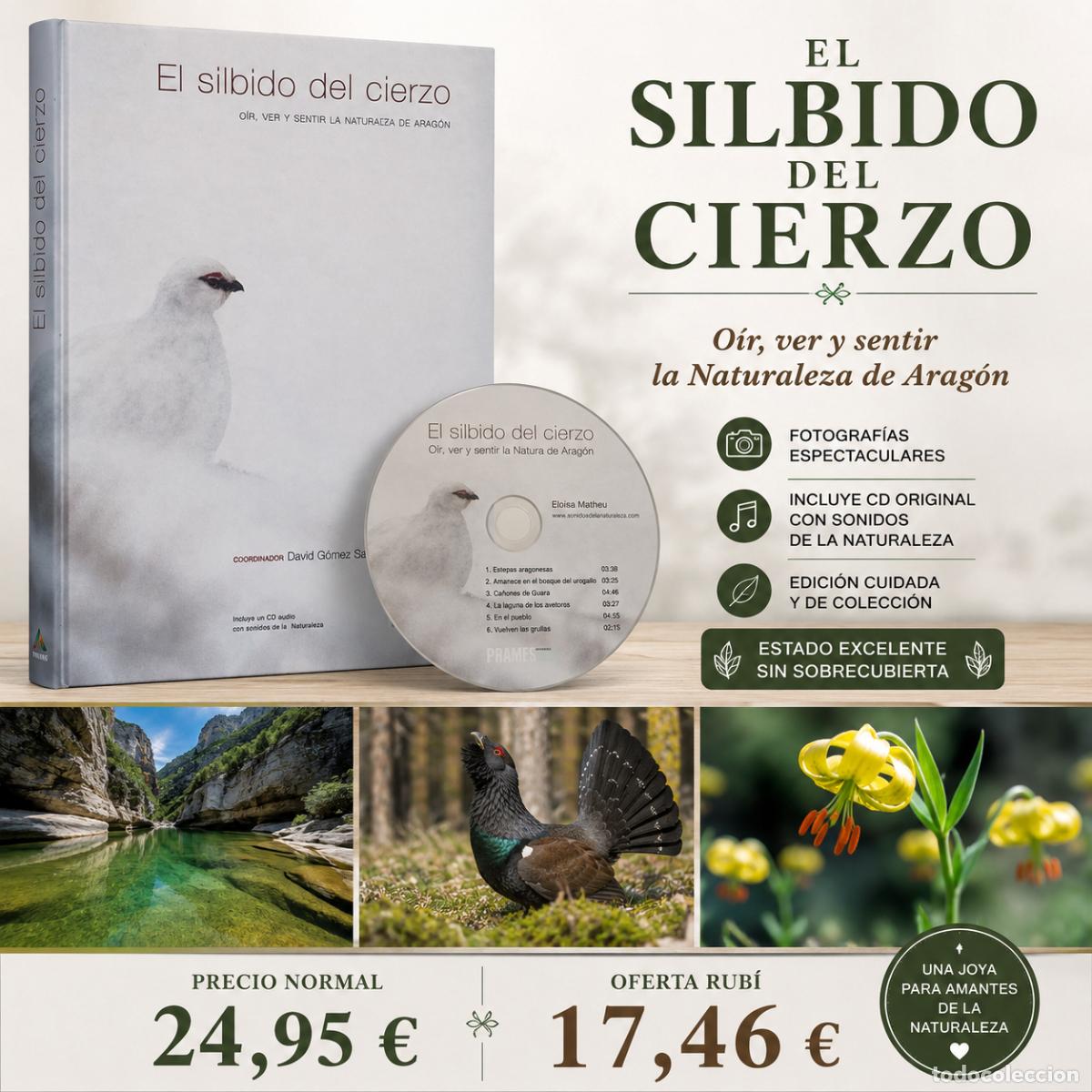 Libros de segunda mano: EL SILBIDO DEL CIERZO / DAVID G&Oacute;MEZ SAMITIER / ED: PRAMES-2004 / INCLUYE CD