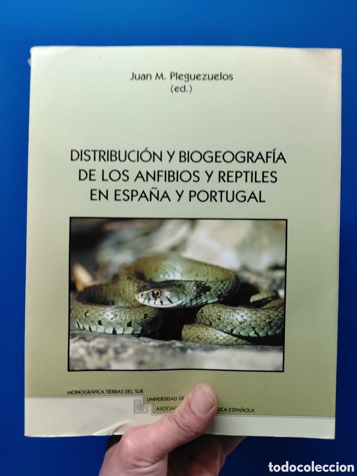 Libros de segunda mano: J.M. Pleguezuelos (ed) - Distribuci&oacute;n y biogeograf&iacute;a de los anfibios y reptiles en Espa&ntilde;a y Portugal