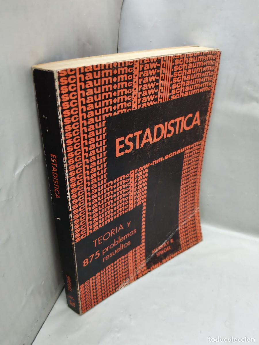 Libros de segunda mano de ciencias: ESTAD&Iacute;STICA: Teor&iacute;a y 875 problemas resueltos - Foto 3