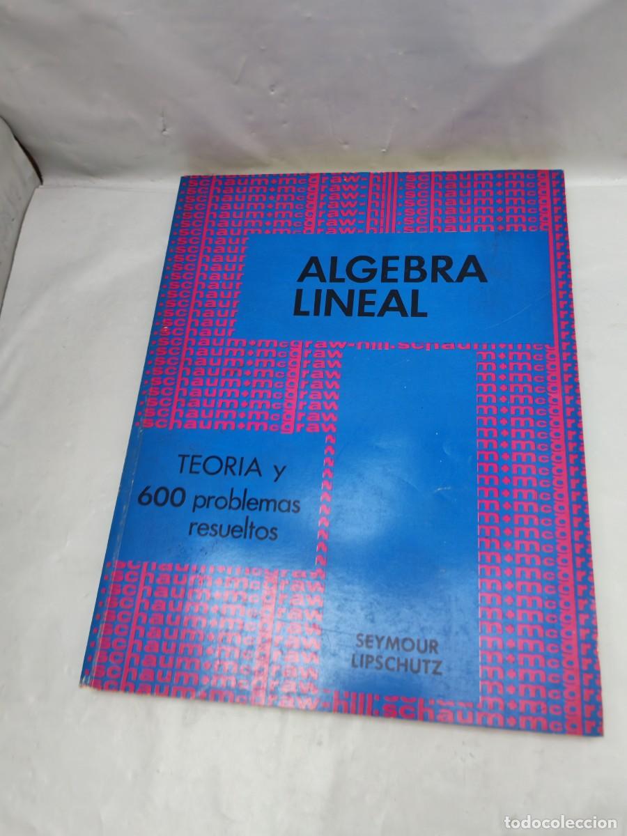 Livros em segunda m&atilde;o: SCHAUM. &Aacute;lgebra Lineal: Teor&iacute;a y 600 Problemas Resueltos