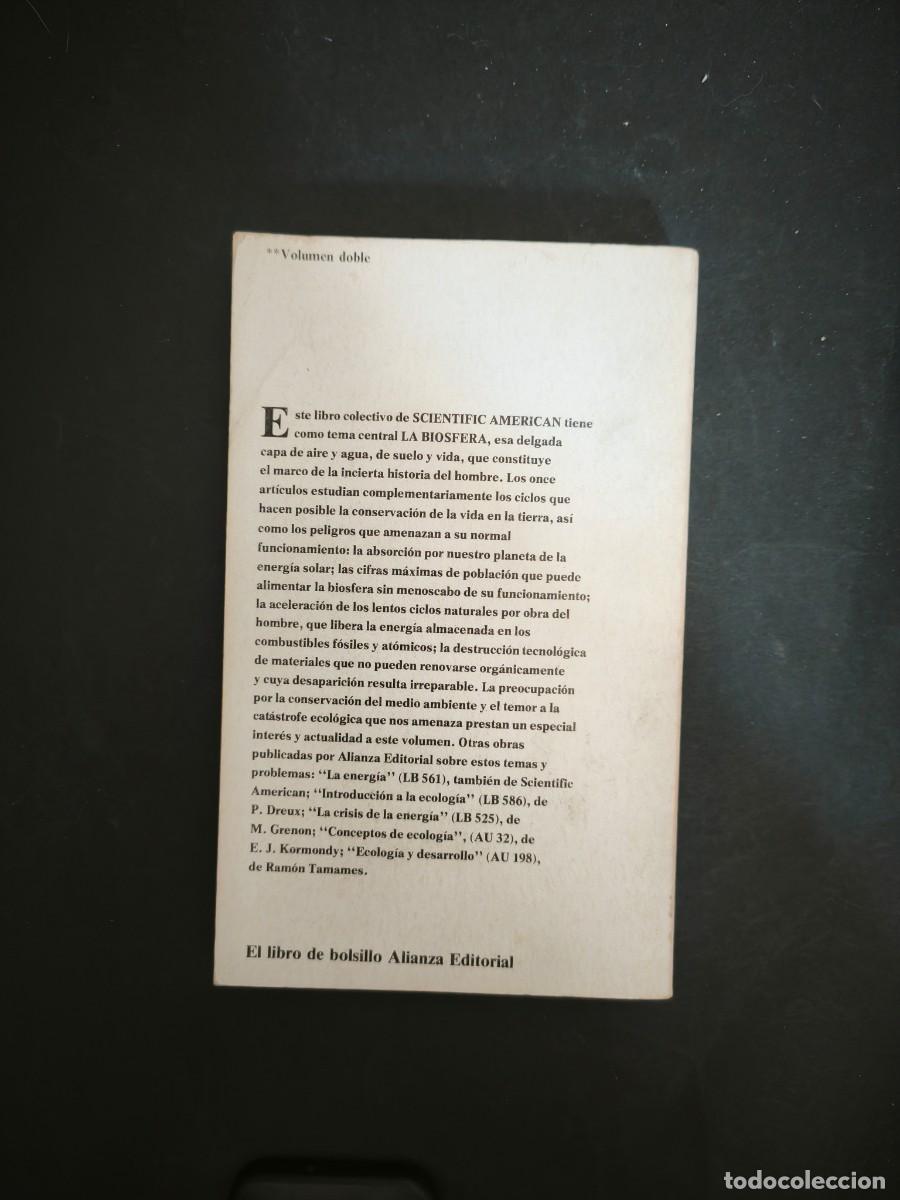 Libros de segunda mano: La biosfera - Scientific American - Foto 3