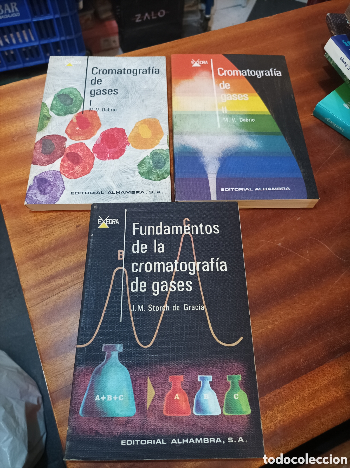 Libros de segunda mano de Ciencias: FUNDAMENTOS DE LA CROMATOGRAF&Iacute;A DE GASES Y CROMATOGRAF&Iacute;A DE GASES I,II.EXEDRA