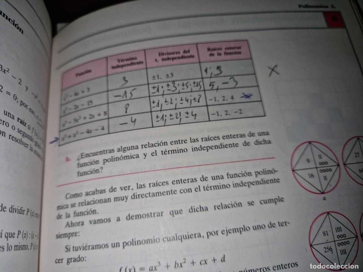 Libros de segunda mano de ciencias: MATEMATICAS 1&ordm; curso de BUP., PROYECTO ESLA, - Foto 2