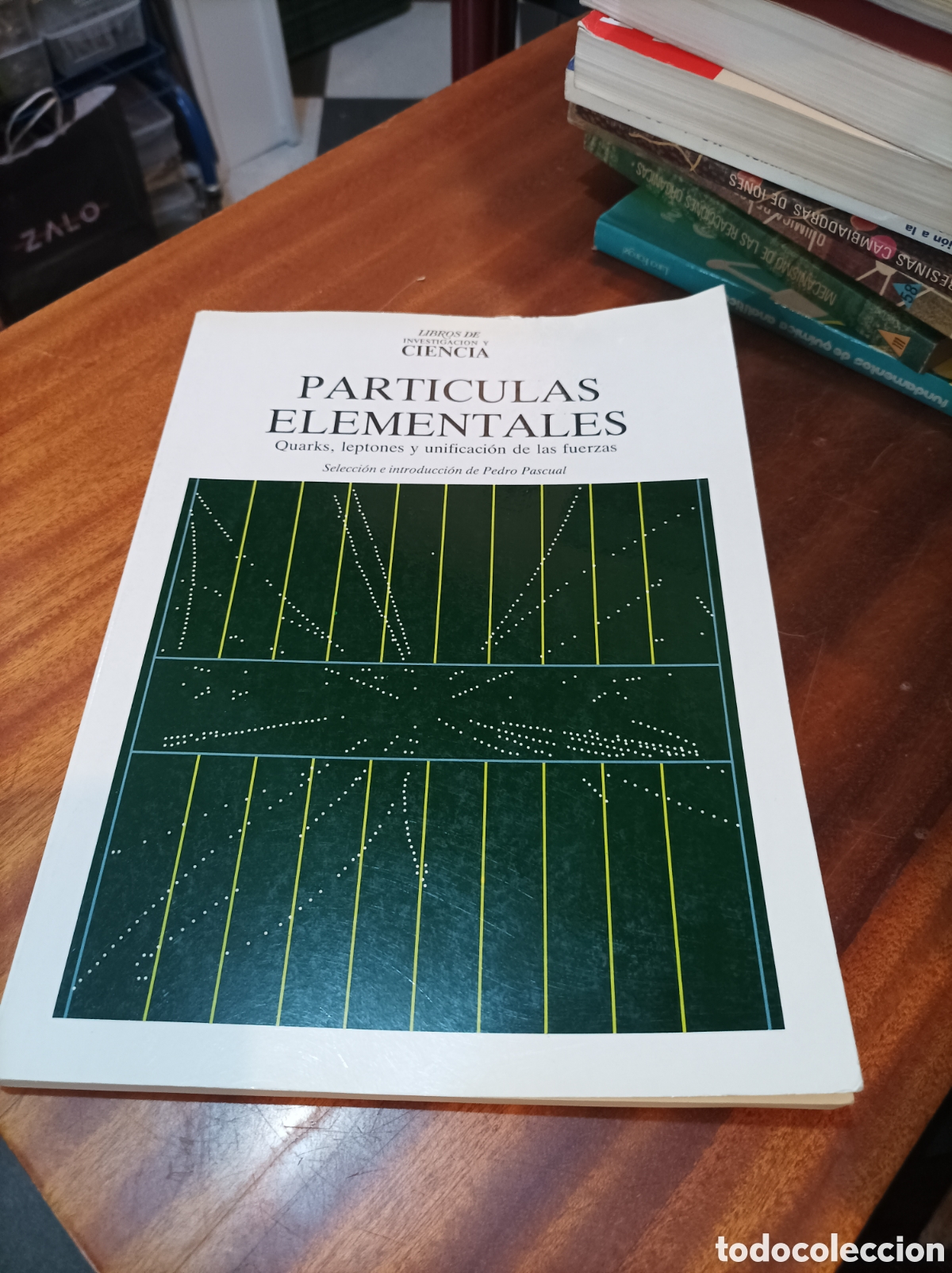 Libros de segunda mano de Ciencias: PARTICULAS ELEMENTALES.QUARKS,LEPTONES Y UNIFICACI&Oacute;N DE FUERZAS.LIBROS DE INVESTIGACI&Oacute;N Y CIENCIA