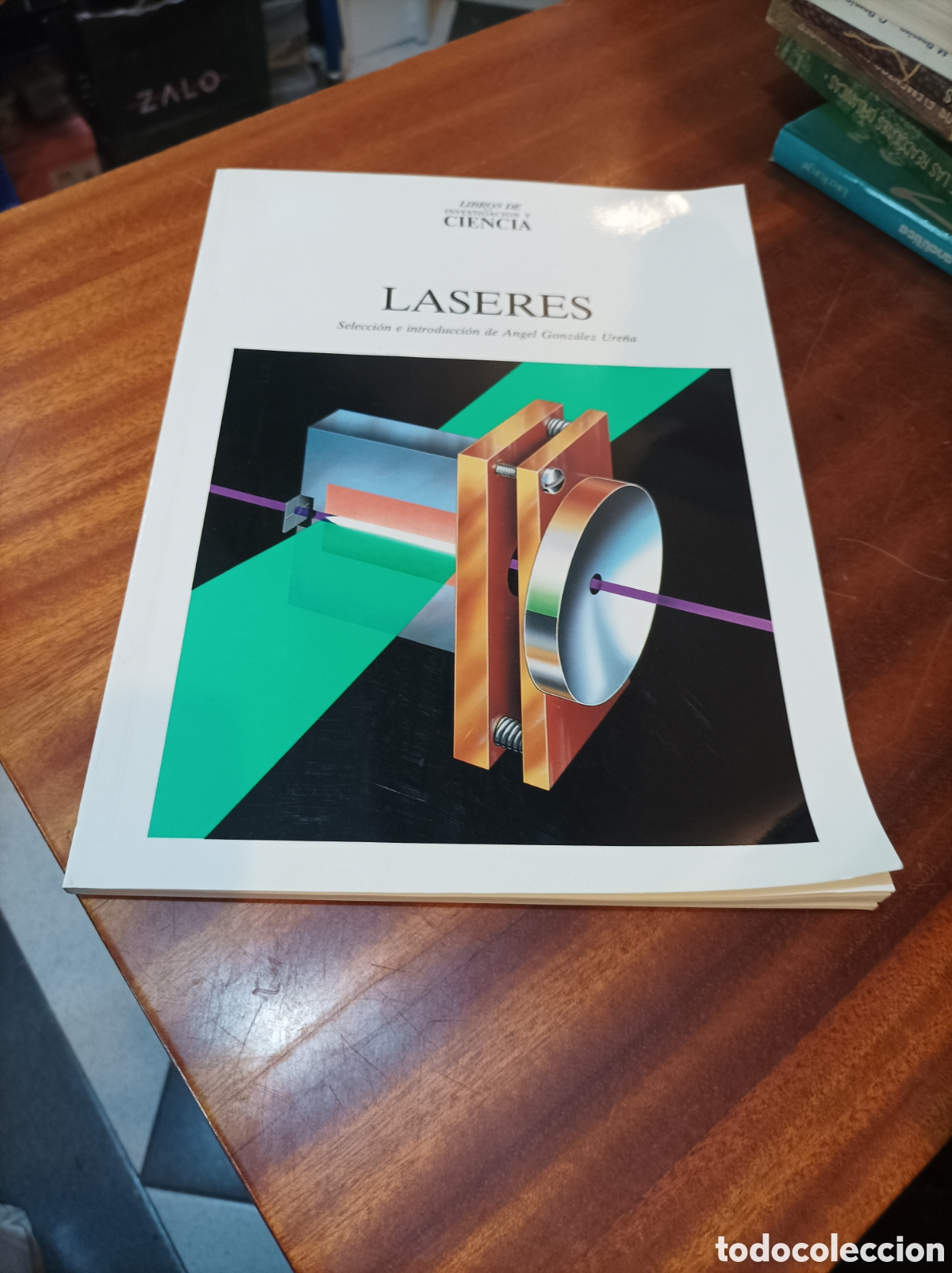 Libros de segunda mano de Ciencias: LASERES.SELECCION E INTRODUCCI&Oacute;N DE &Aacute;NGEL GONZ&Aacute;LEZ URE&Ntilde;A.LIBROS DE INVESTIGACI&Oacute;N Y CIENCIA.