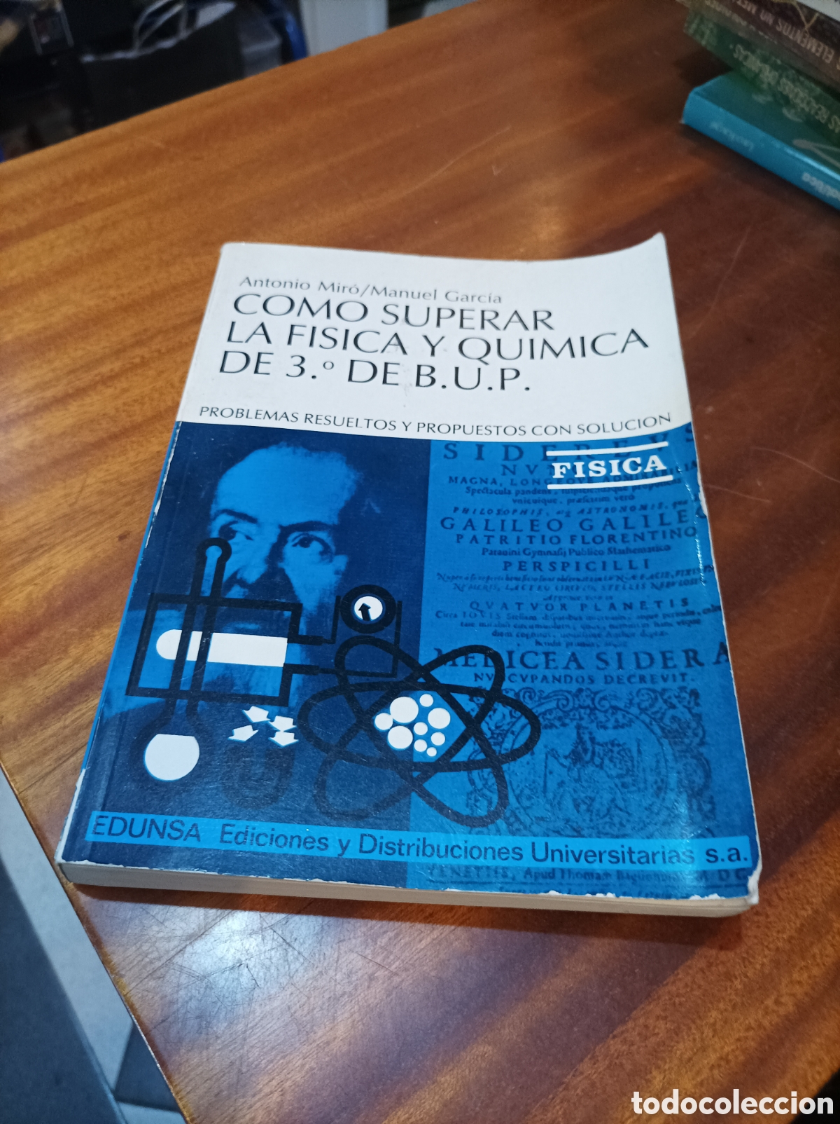 Libros de segunda mano de Ciencias: COMO SUPERAR LA F&Iacute;SICA Y QU&Iacute;MICA DE 3 B.U.P..ANTONIO MIRO /MANUEL GARC&Iacute;A.