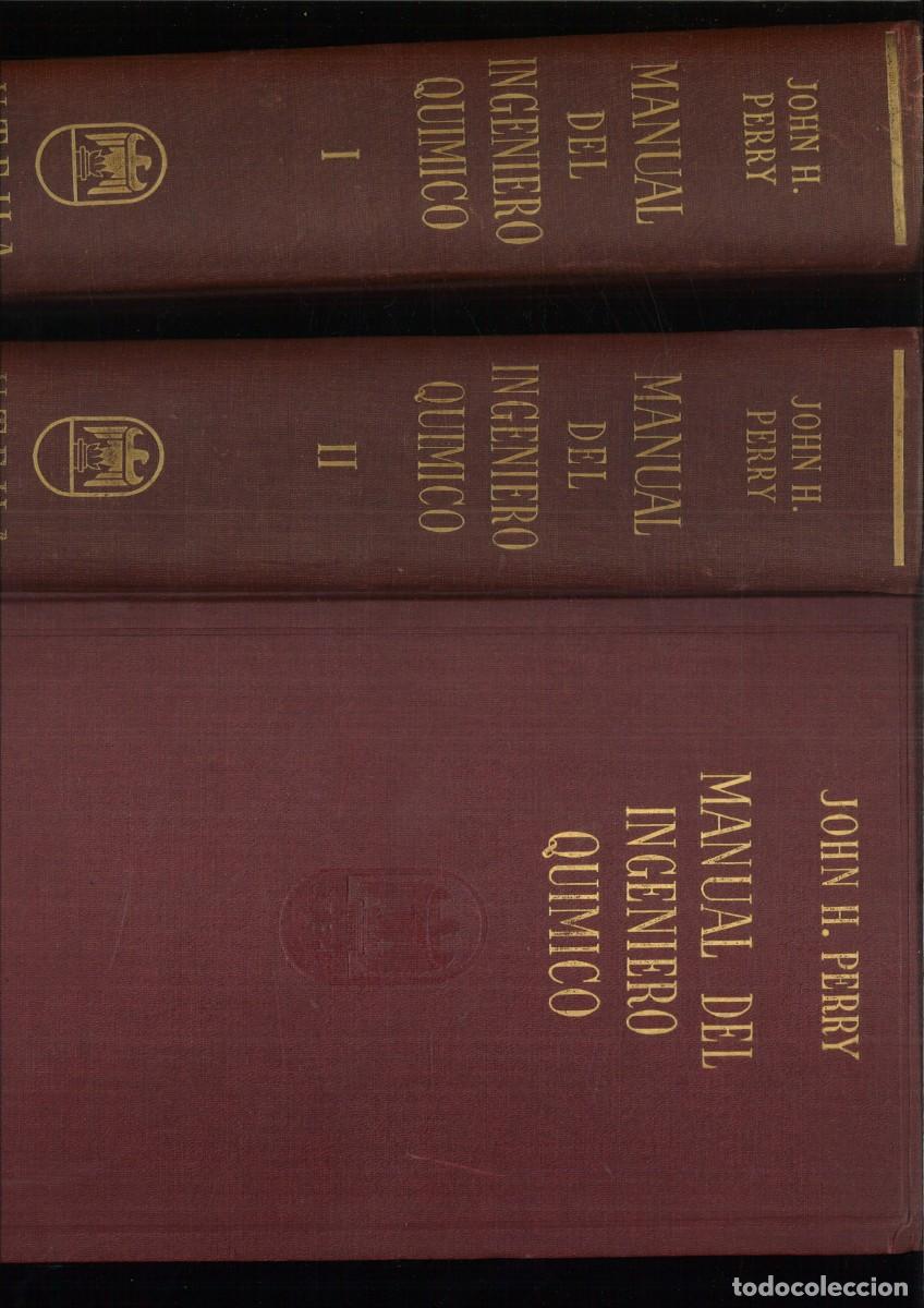 Libros de segunda mano de ciencias: MANUAL DEL INGENIERO QUIMICO. John H. Perry - Foto 3