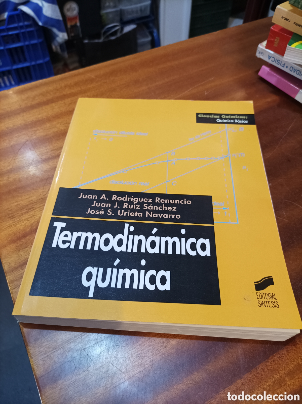 Libros de segunda mano de Ciencias: TERMODIN&Aacute;MICA QU&Iacute;MICA.VEDITORIAL S&Iacute;NTESIS 1998