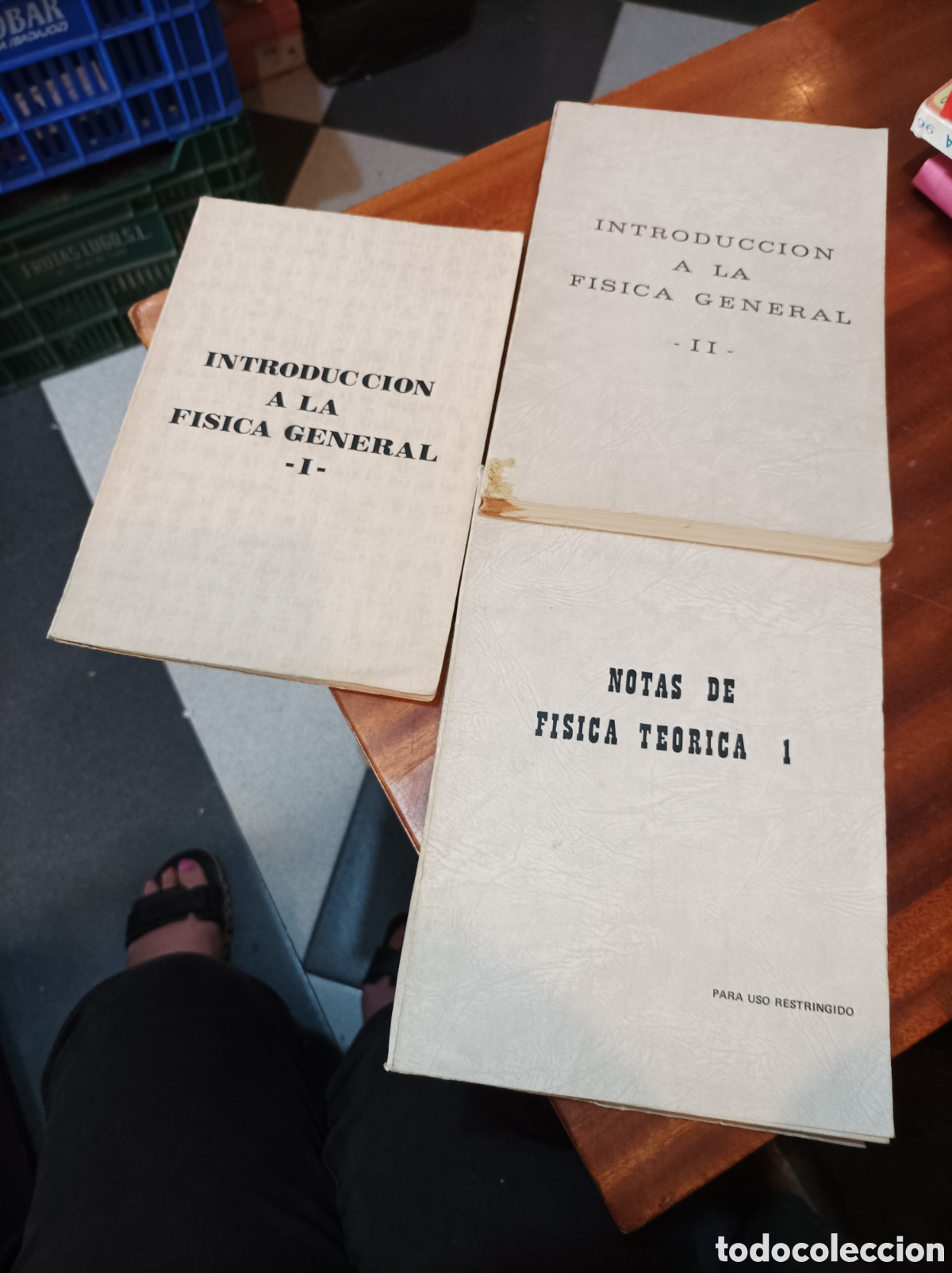 Libros de segunda mano de Ciencias: INTRODUCCI&Oacute;N A LA F&Iacute;SICA GENERAL I,II.NOTAS DE F&Iacute;SICA TE&Oacute;RICA I PARA USO RESTRINGIDO.1971-72