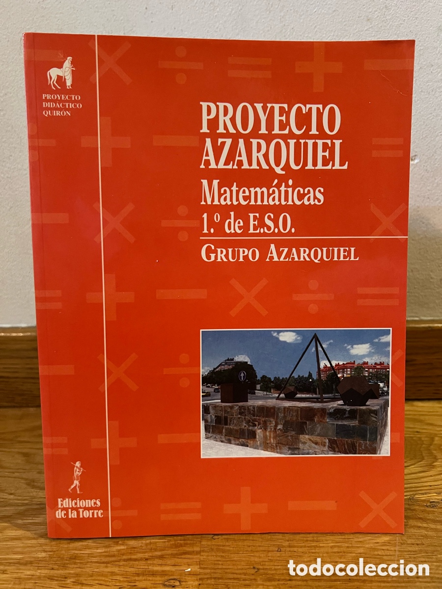 Libros de segunda mano de Ciencias: PROYECTO AZARQUIEL Matem&aacute;ticas 1&deg; de E.S.O. GRUPO AZARQUIEL