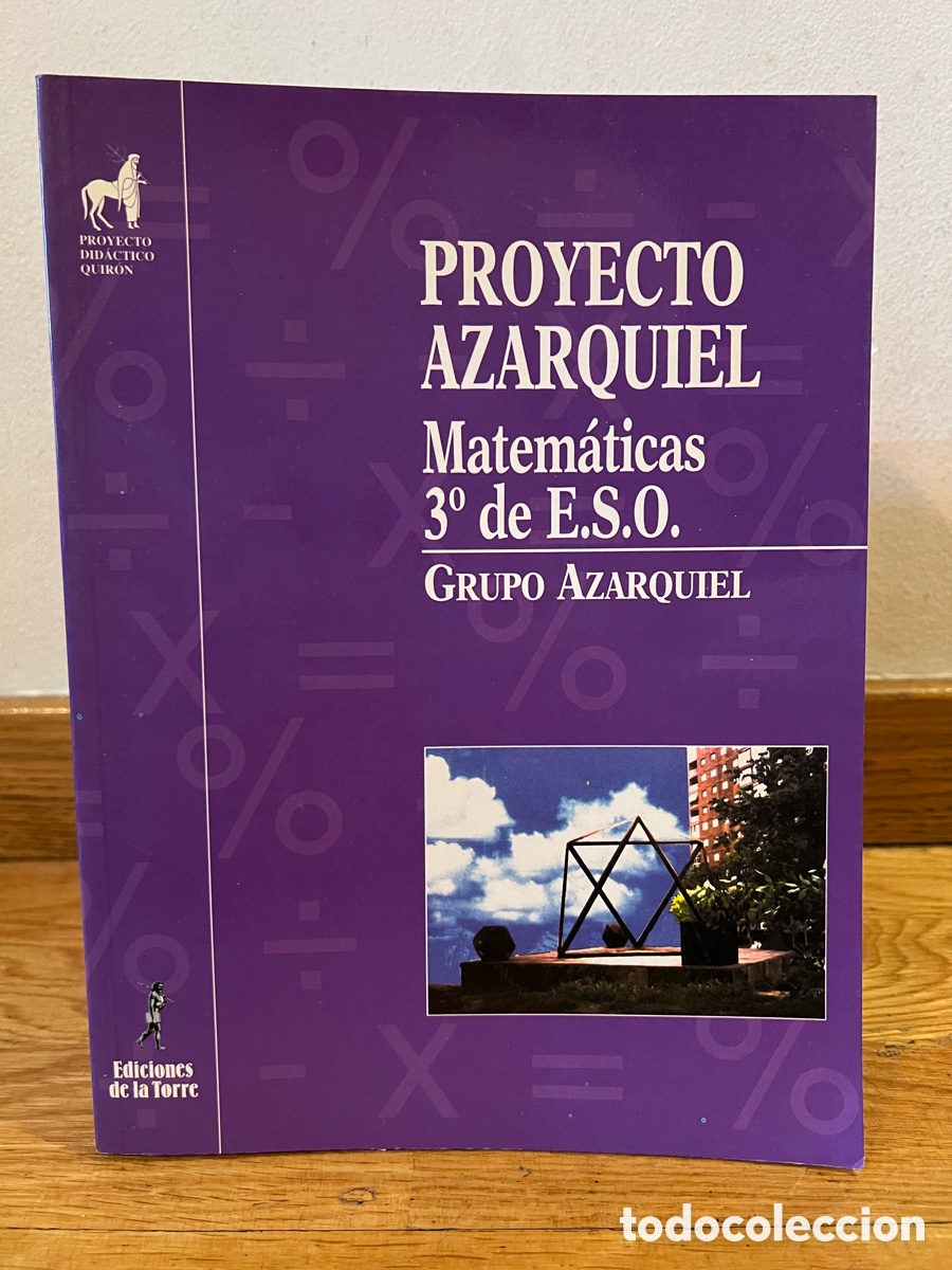 Libros de segunda mano de Ciencias: PROYECTO AZARQUIEL Matem&aacute;ticas 3&deg; de E.S.O. GRUPO AZARQUIEL
