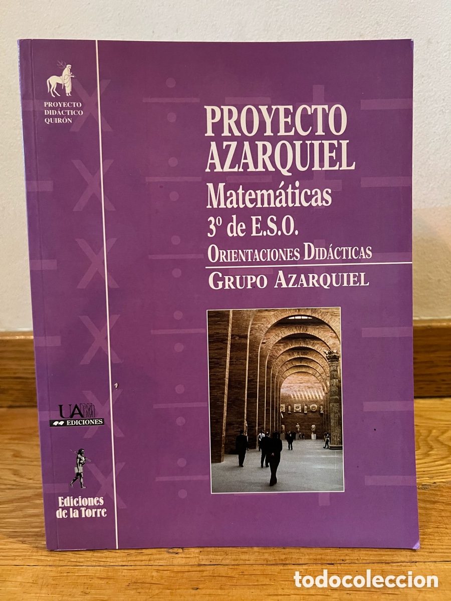 Libros de segunda mano de Ciencias: PROYECTO AZARQUIEL Matem&aacute;ticas 3&deg; de E.S.O. ORIENTACIONES DID&Aacute;CTICAS GRUPO AZARQUIEL