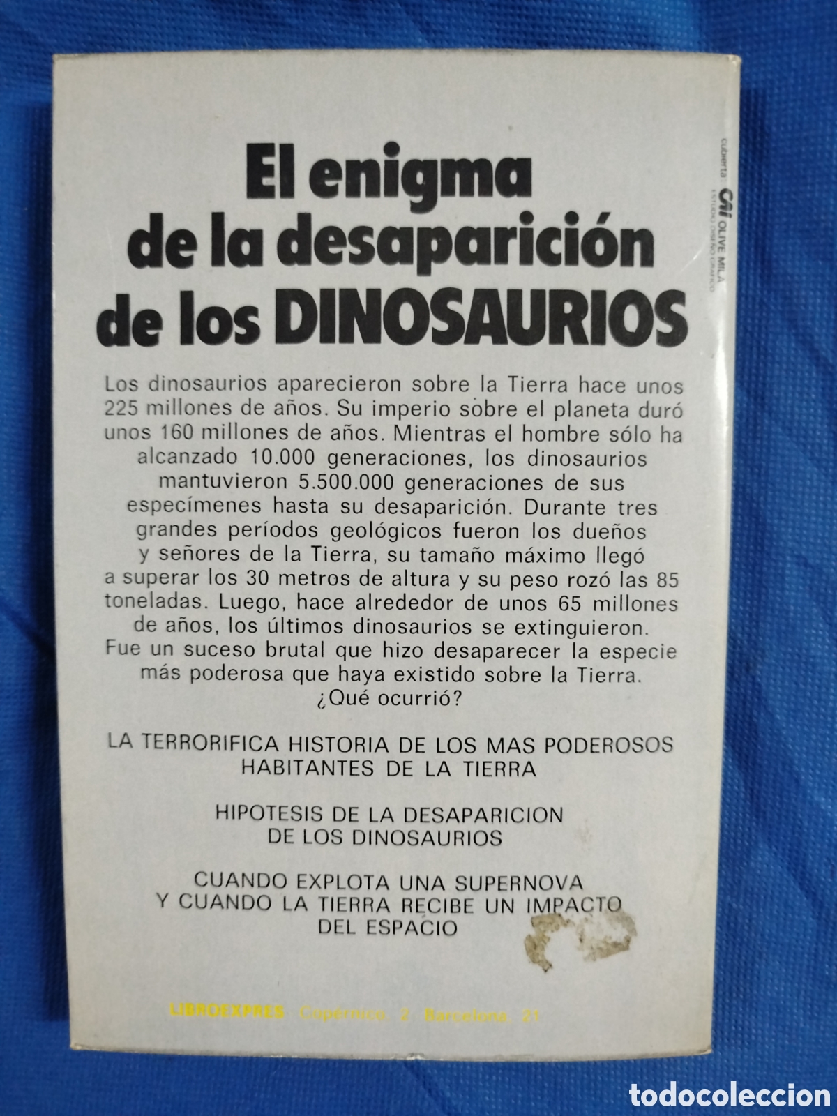 Libros de segunda mano: El enigma de la desaparici&oacute;n de los dinosaurios - Foto 2