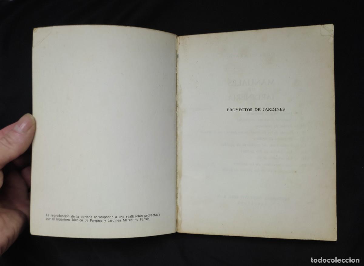 Libros de segunda mano: libro Proyectos de Jardines - Noel Claraso - 1973 - Foto 4