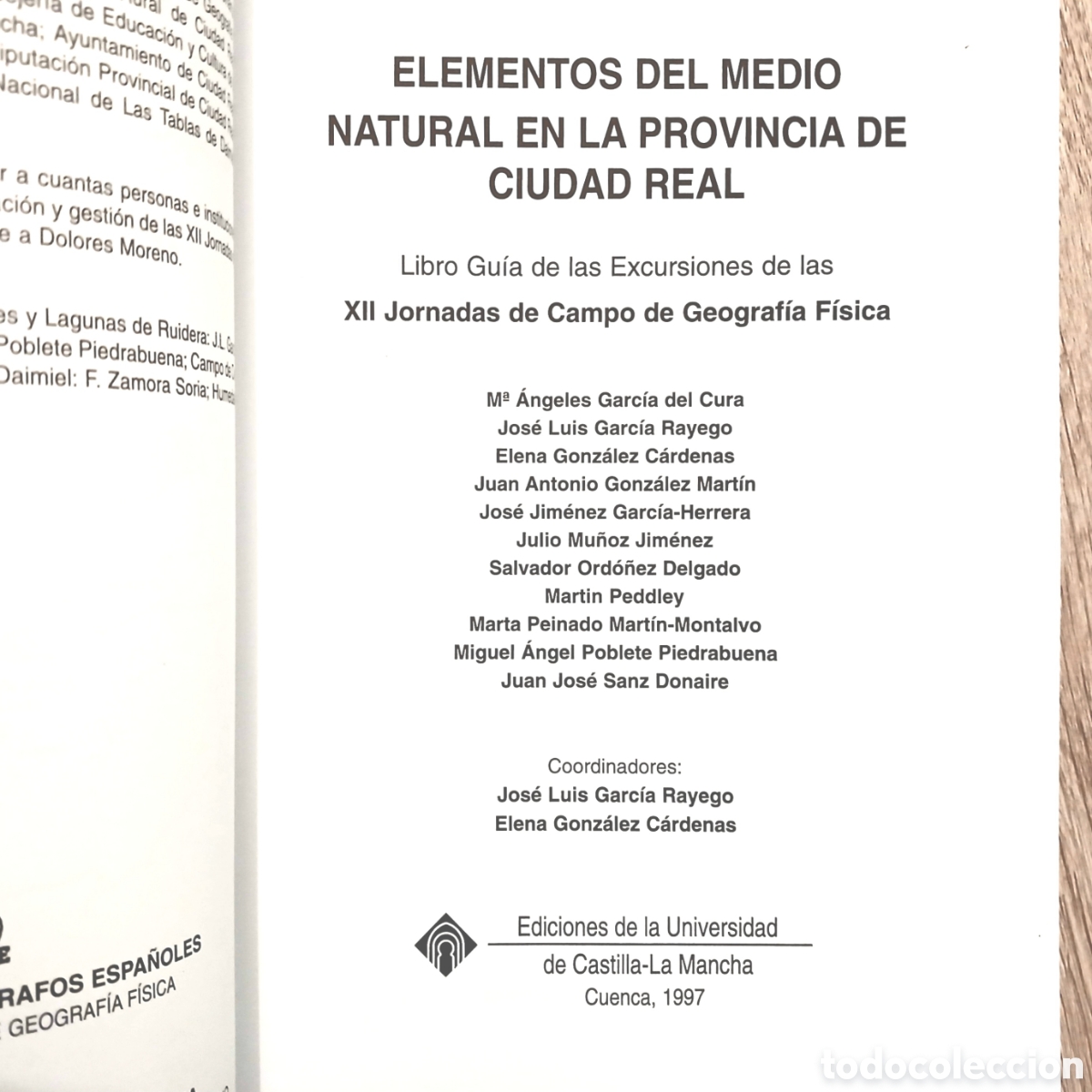 Libros de segunda mano: Elementos del medio natural en la provincia de Ciudad Real - Foto 3