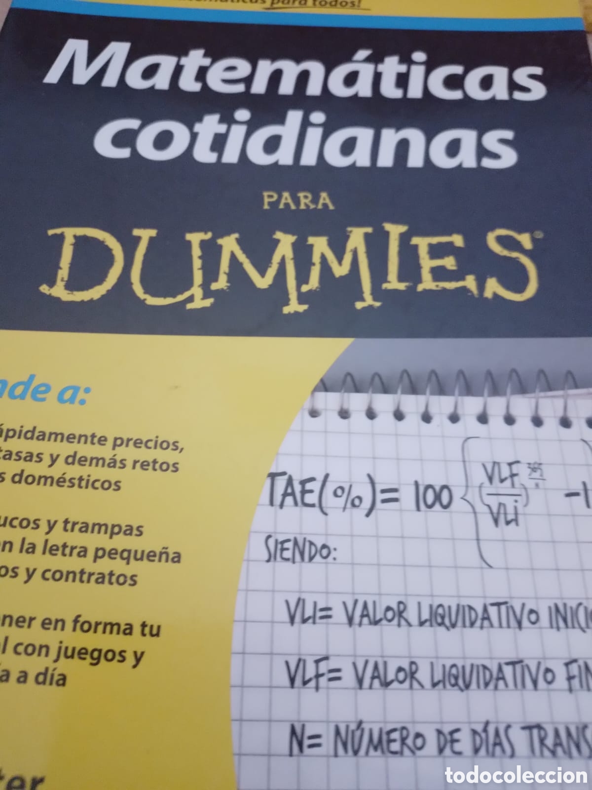 Libros de segunda mano de ciencias: Matem&aacute;ticas para dummies - Foto 1
