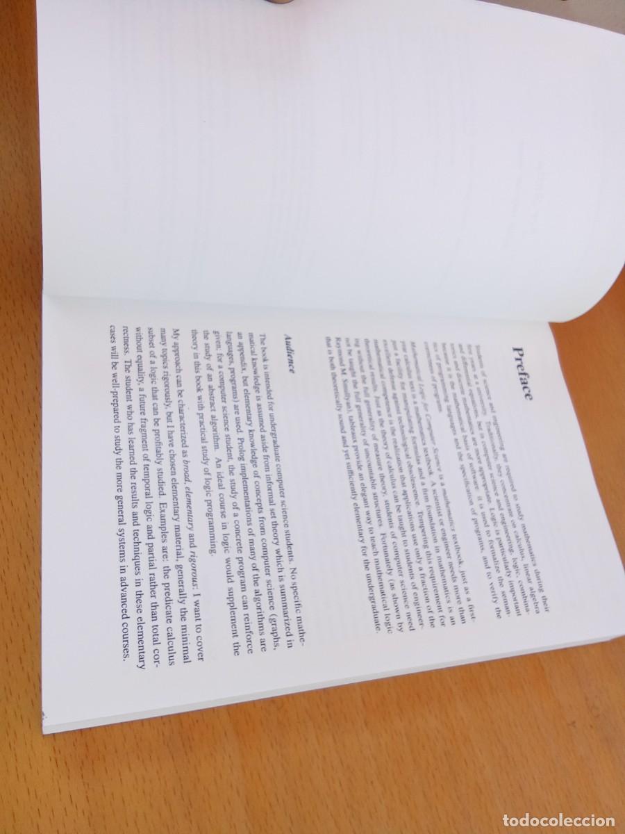 Libros de segunda mano de ciencias: MATHEMATICAL LOGIC FOR COMPUTER SCIENCE/MORDECHAI BEN-ARI/INGLES: L&oacute;gica matem&aacute;tica para inform&aacute;tica - Foto 10