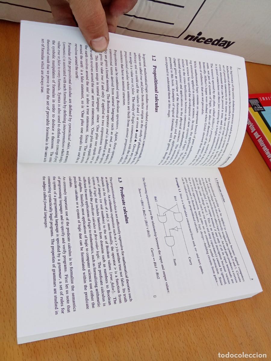 Libros de segunda mano de ciencias: MATHEMATICAL LOGIC FOR COMPUTER SCIENCE/MORDECHAI BEN-ARI/INGLES: L&oacute;gica matem&aacute;tica para inform&aacute;tica - Foto 15