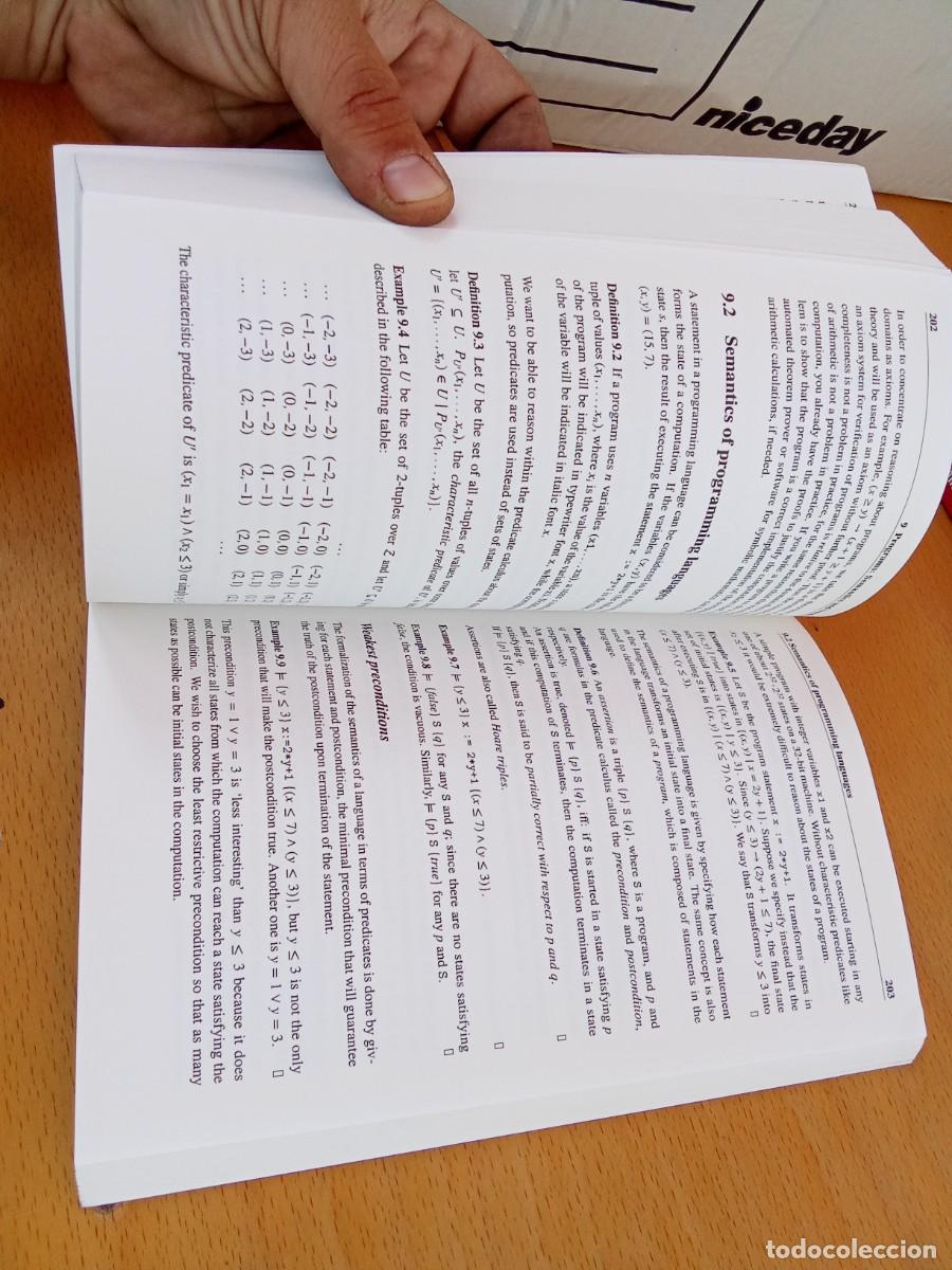 Libros de segunda mano de ciencias: MATHEMATICAL LOGIC FOR COMPUTER SCIENCE/MORDECHAI BEN-ARI/INGLES: L&oacute;gica matem&aacute;tica para inform&aacute;tica - Foto 18