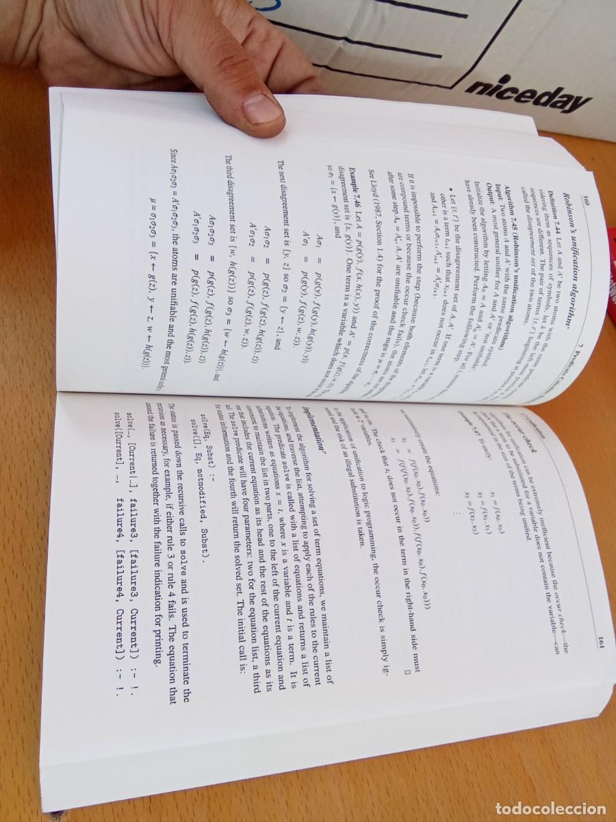 Libros de segunda mano de ciencias: MATHEMATICAL LOGIC FOR COMPUTER SCIENCE/MORDECHAI BEN-ARI/INGLES: L&oacute;gica matem&aacute;tica para inform&aacute;tica - Foto 22