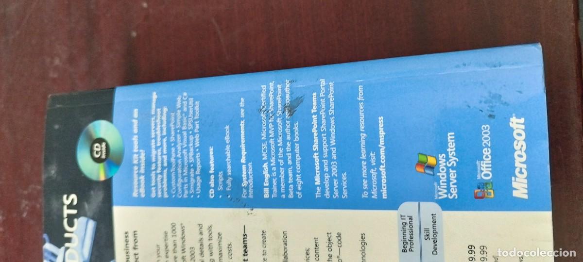 Libros de segunda mano de ciencias: MICROSOFT SHAREPOINT PRODUCTS TECHNOLOGIES RESOURCE KIT/EN INGLES KARA35 - Foto 7