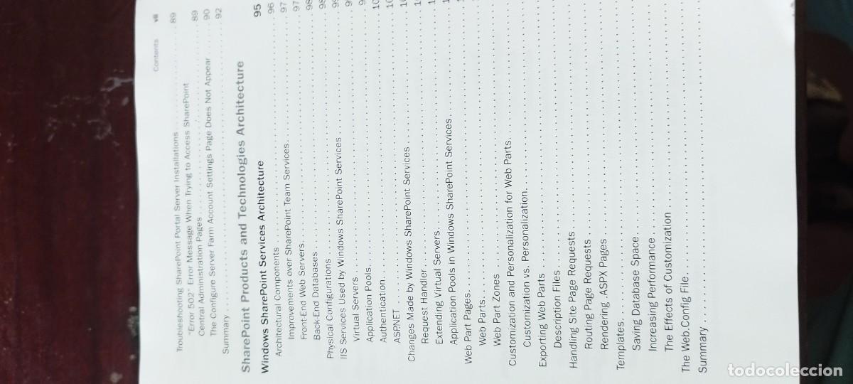 Libros de segunda mano de ciencias: MICROSOFT SHAREPOINT PRODUCTS TECHNOLOGIES RESOURCE KIT/EN INGLES KARA35 - Foto 15