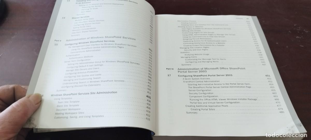 Libros de segunda mano de ciencias: MICROSOFT SHAREPOINT PRODUCTS TECHNOLOGIES RESOURCE KIT/EN INGLES KARA35 - Foto 21