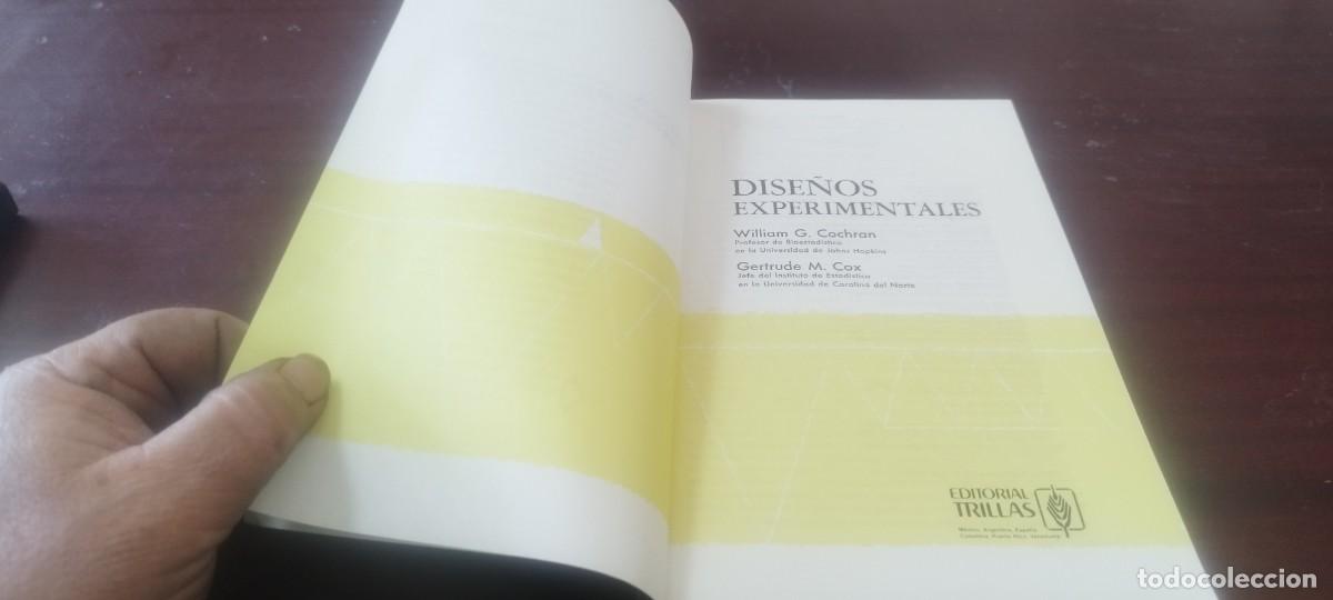 Libros de segunda mano de ciencias: DISE&Ntilde;OS EXPERIMENTALES / COCHRAN-COX / KARA38 - Foto 6