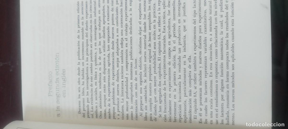 Libros de segunda mano de ciencias: DISE&Ntilde;OS EXPERIMENTALES / COCHRAN-COX / KARA38 - Foto 9