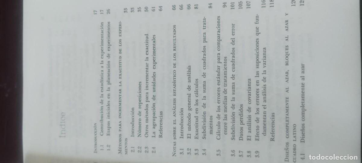 Libros de segunda mano de ciencias: DISE&Ntilde;OS EXPERIMENTALES / COCHRAN-COX / KARA38 - Foto 10