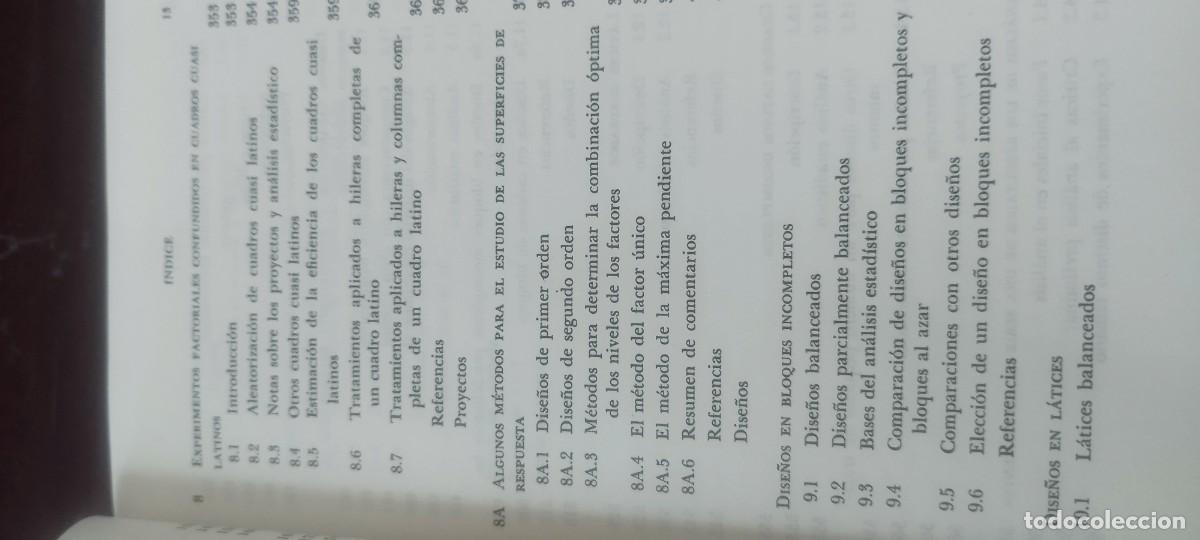 Libros de segunda mano de ciencias: DISE&Ntilde;OS EXPERIMENTALES / COCHRAN-COX / KARA38 - Foto 12