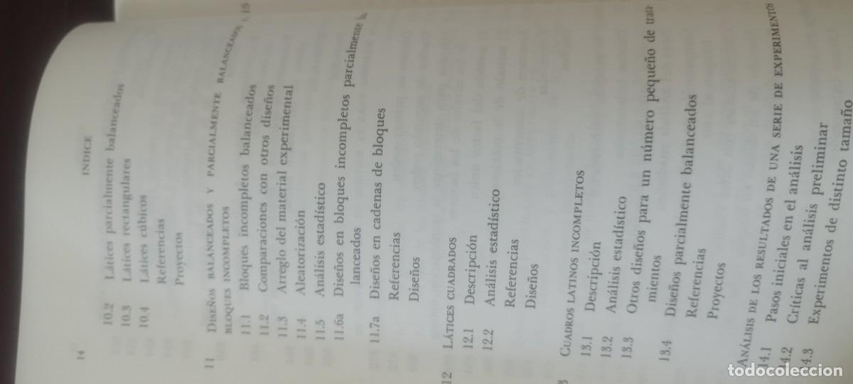 Libros de segunda mano de ciencias: DISE&Ntilde;OS EXPERIMENTALES / COCHRAN-COX / KARA38 - Foto 13