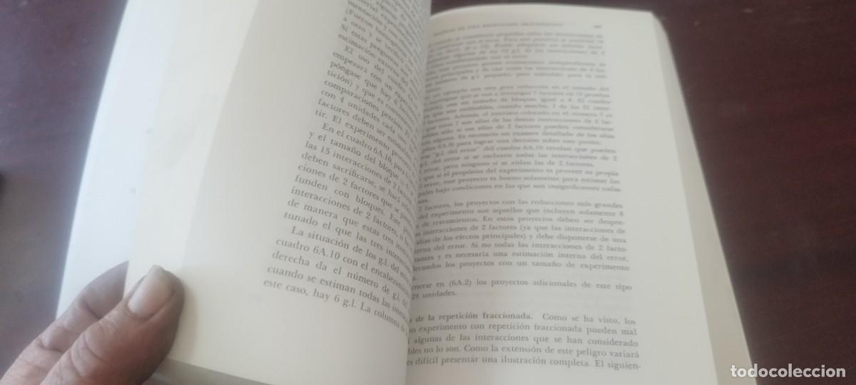 Libros de segunda mano de ciencias: DISE&Ntilde;OS EXPERIMENTALES / COCHRAN-COX / KARA38 - Foto 17
