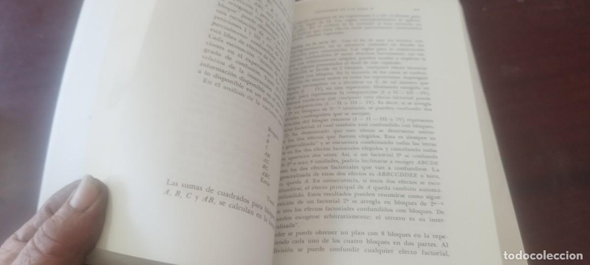 Libros de segunda mano de ciencias: DISE&Ntilde;OS EXPERIMENTALES / COCHRAN-COX / KARA38 - Foto 18