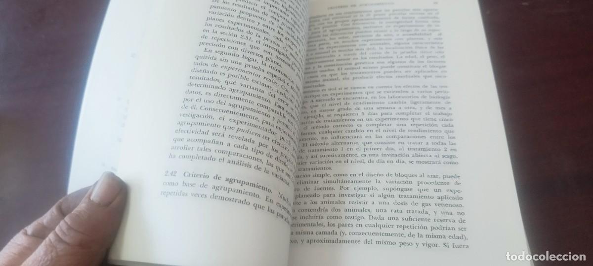 Libros de segunda mano de ciencias: DISE&Ntilde;OS EXPERIMENTALES / COCHRAN-COX / KARA38 - Foto 21