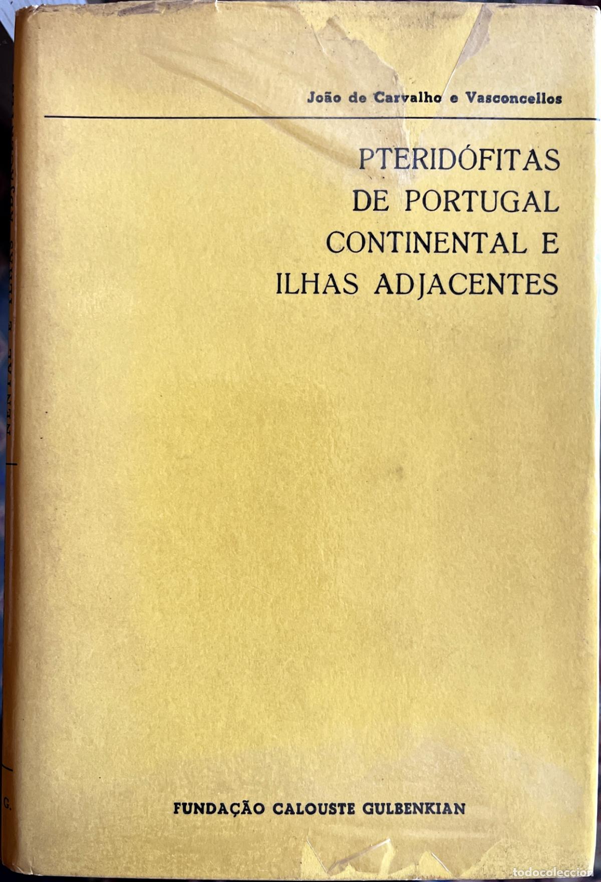 Libros de segunda mano: Pterid&oacute;fitas de Portugal continental e ilhas adjacentes. Bot&aacute;nica. Helechos